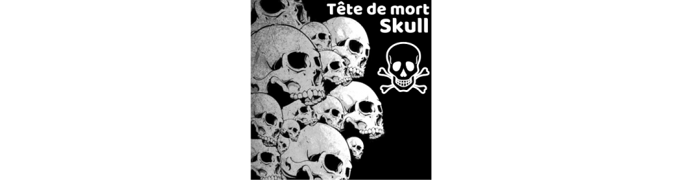 Stickers tête de mort