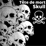 Stickers tête de mort