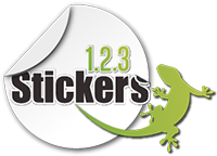 123 Stickers - Vente en ligne de stickers et autocollant adhésif