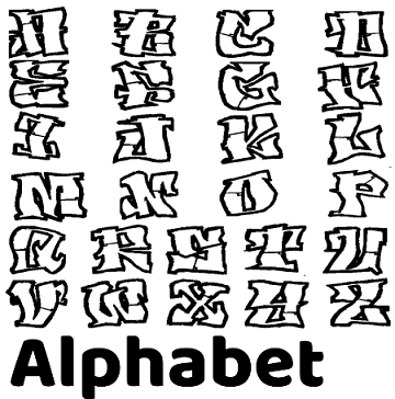 Stickers Alphabets
